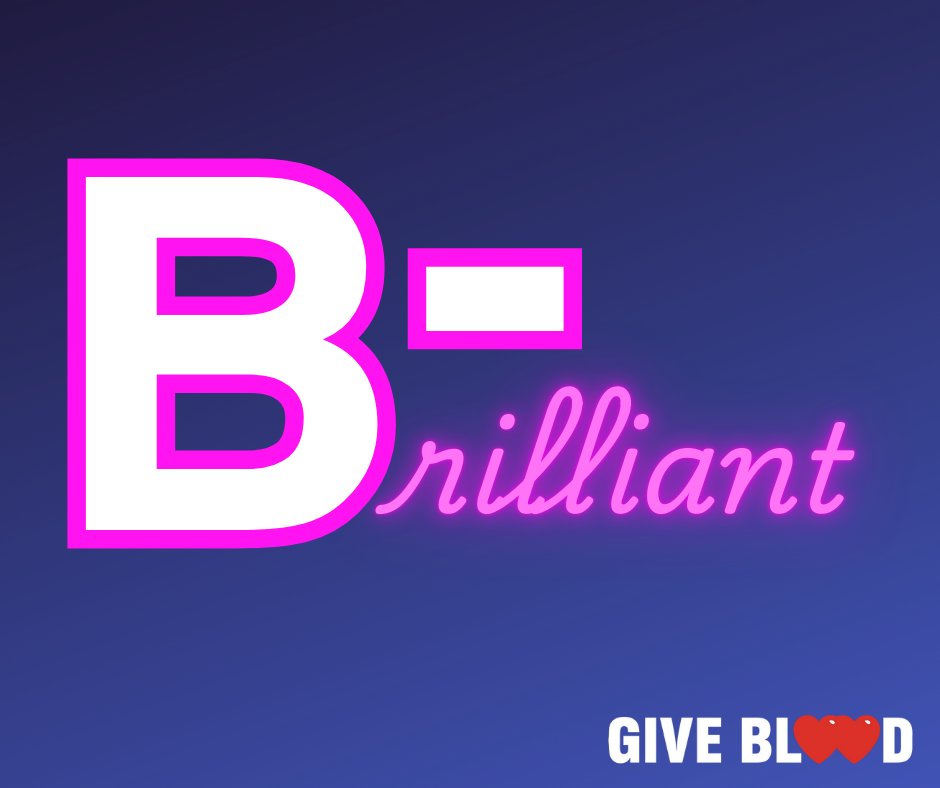 Are you B Negative?
Stocks of this blood group are currently lower than we would like. Can you help boost stocks and #giveblood in the coming days and weeks?
Book your appointment at a session near you - we can't wait to welcome you
❤️ scotblood.co.uk
❤️ 0345 90 90 999