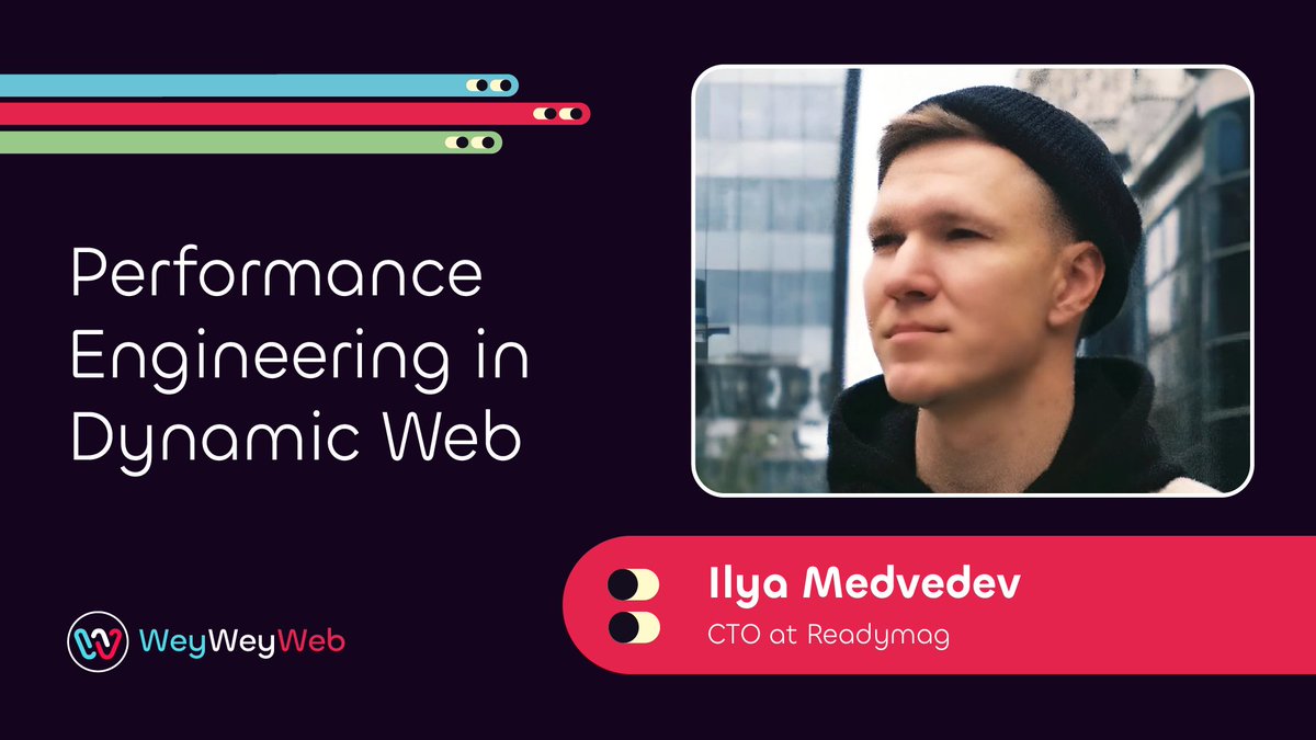 Web performance has come a LONG way! 

But Ilya Medvedev came to share some expert tips on how we can overcome today’s challenges. 

Level up your web game: [youtu.be/N1IsuB1VKOs]
#WeyWeyWey24 #UXdesign #UIdesign