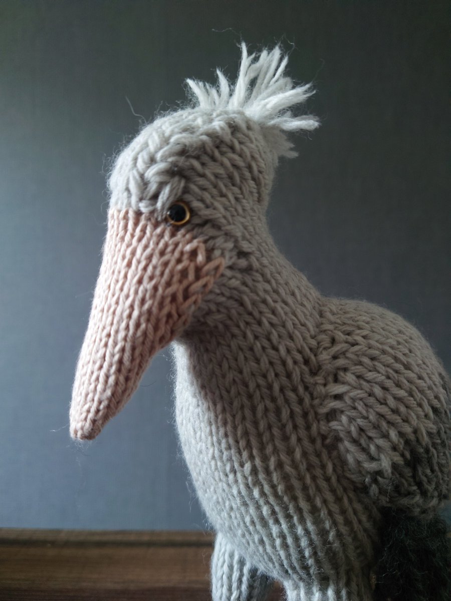 soruni_h's tweet image. ハシビロコウ

#あみもの
#棒針編み
#棒針編みのあみぐるみ
#あみぐるみ
#棒ぐるみ
#amigurumi