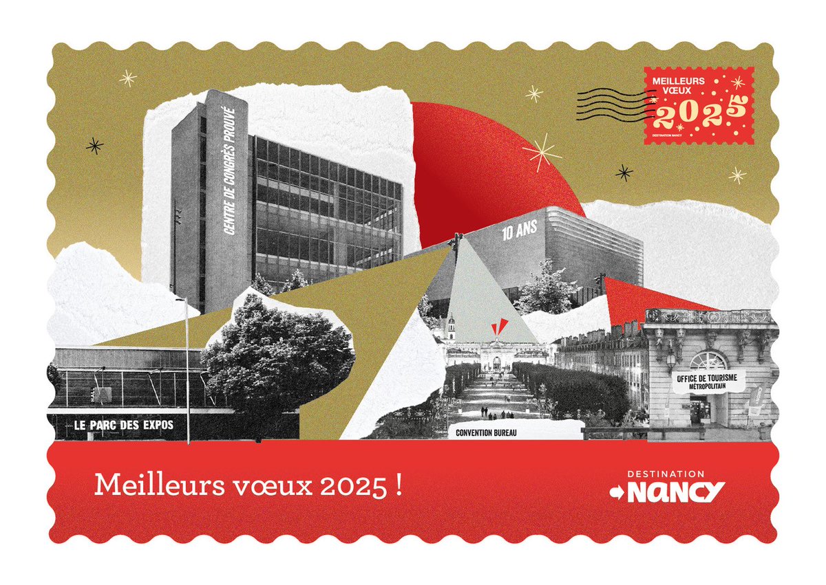 ✨Toute l’équipe vous souhaite une belle année 2025, rythmée de belles découvertes et d’expériences inoubliables. À très bientôt à Nancy !