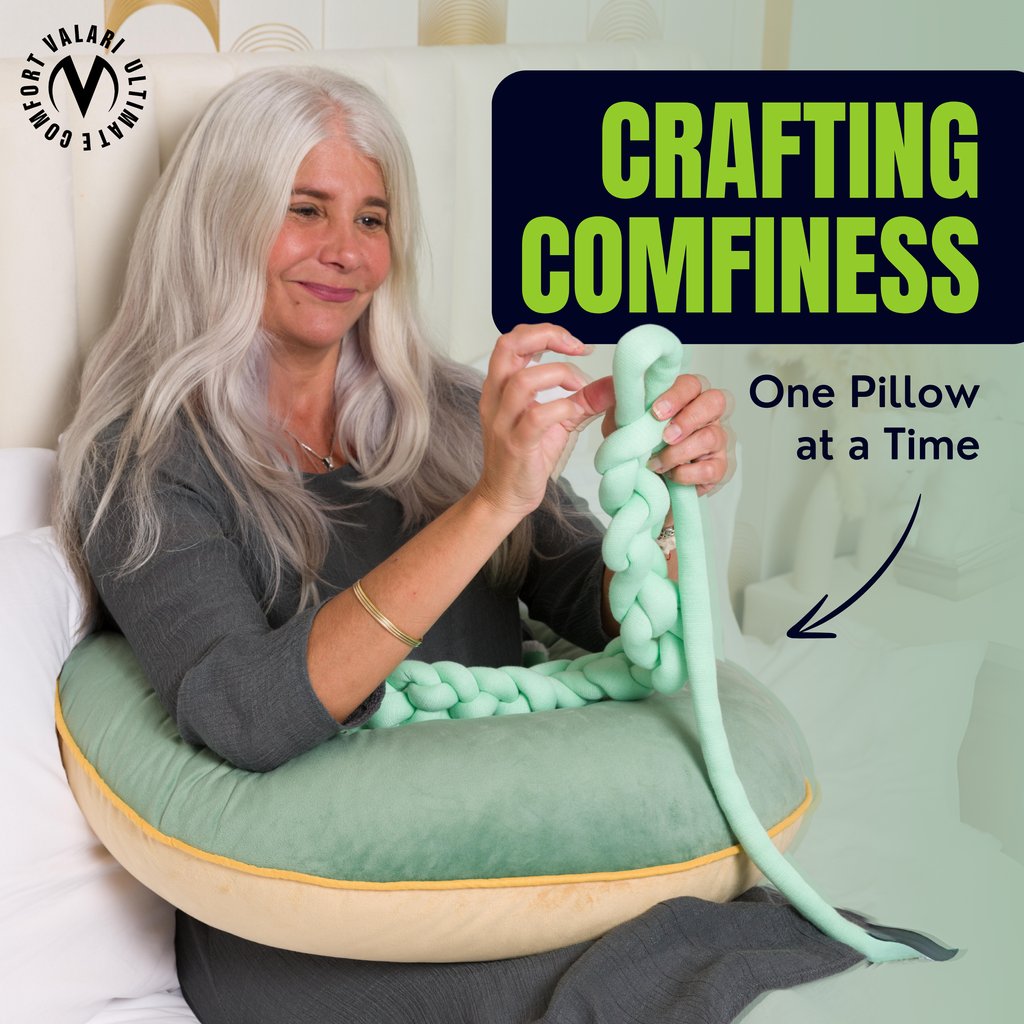 🧵✨ Calling all crafters! Are you tired of uncomfortable sitting while you create magic? Say hello to our customizable #posture pillow! Not only does it support your back, but it also molds to your needs, giving you the perfect crafting companion. #ErgonomicBliss