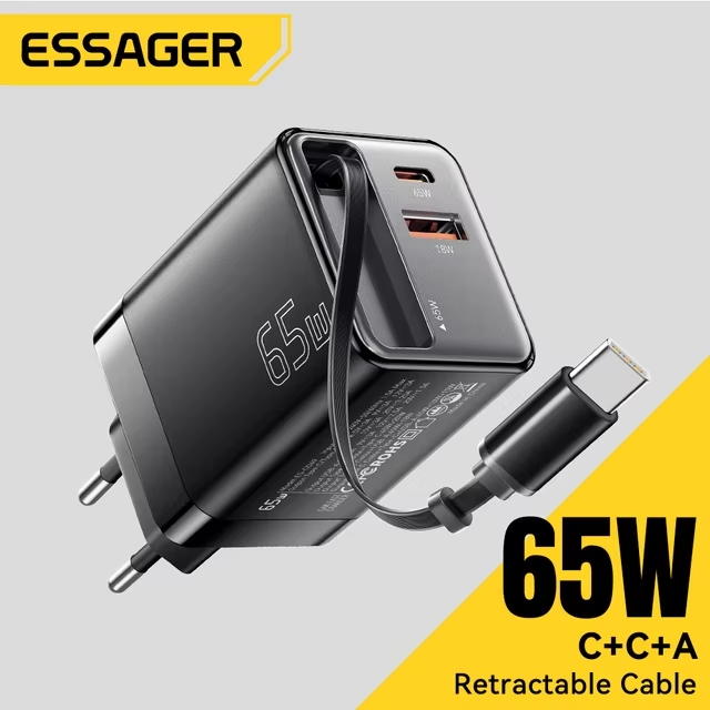 🎁 Grand concours Essager
Tentez de remporter un chargeur GaN 65W avec câble rétractable

Pour participer : 
❤️Like
🔁 RT
✅Follow <a href="/essager_EU/">Essager</a>
✏️Commente en invitant deux amis

Tirage au sort le 9 février 2025.
#Concours #essager_eu