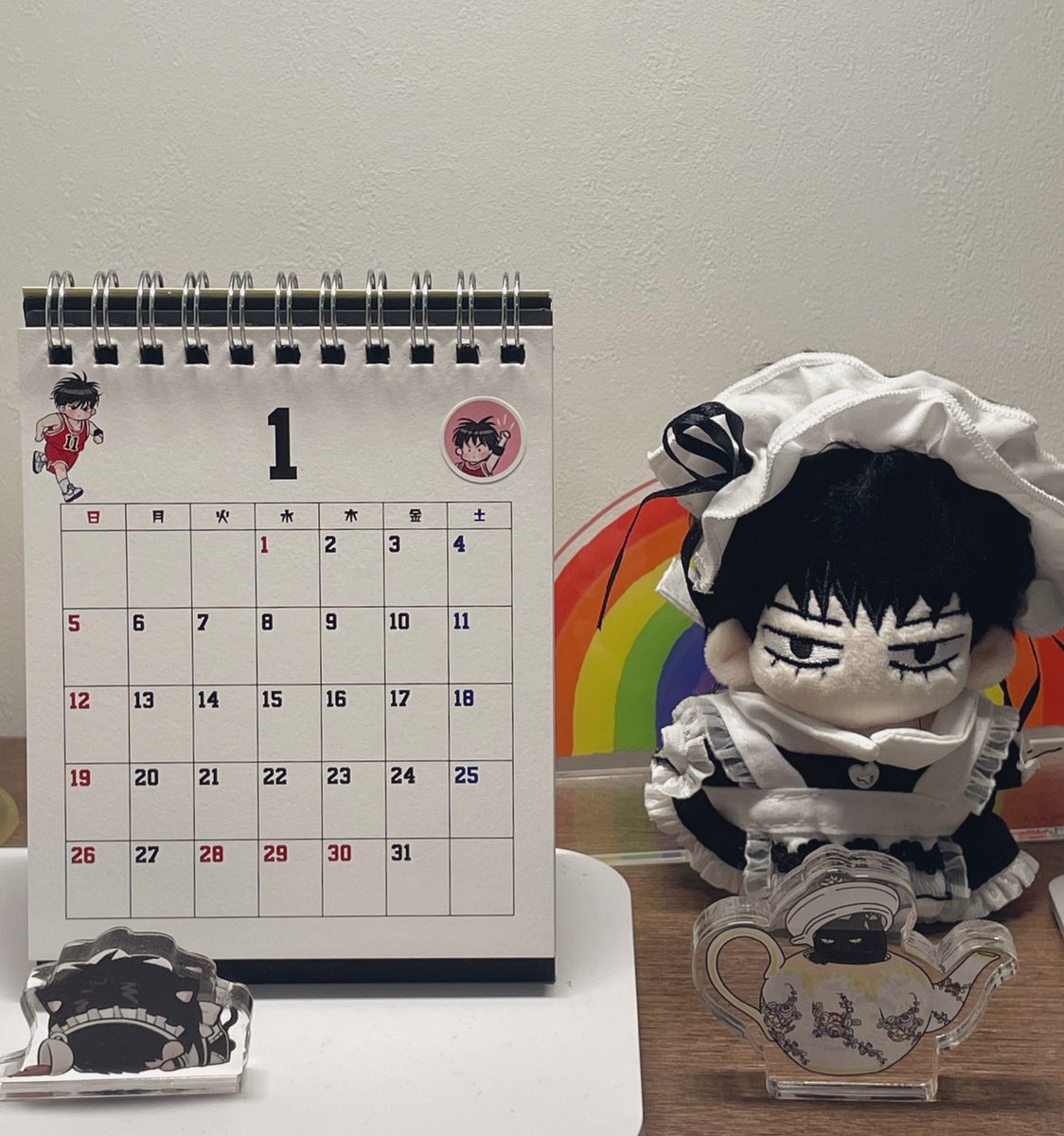 조아호님 달력 너무너무 귀엽다 책상에 두면 딱입니다✌️점점 더 띠웅화 되는 책상