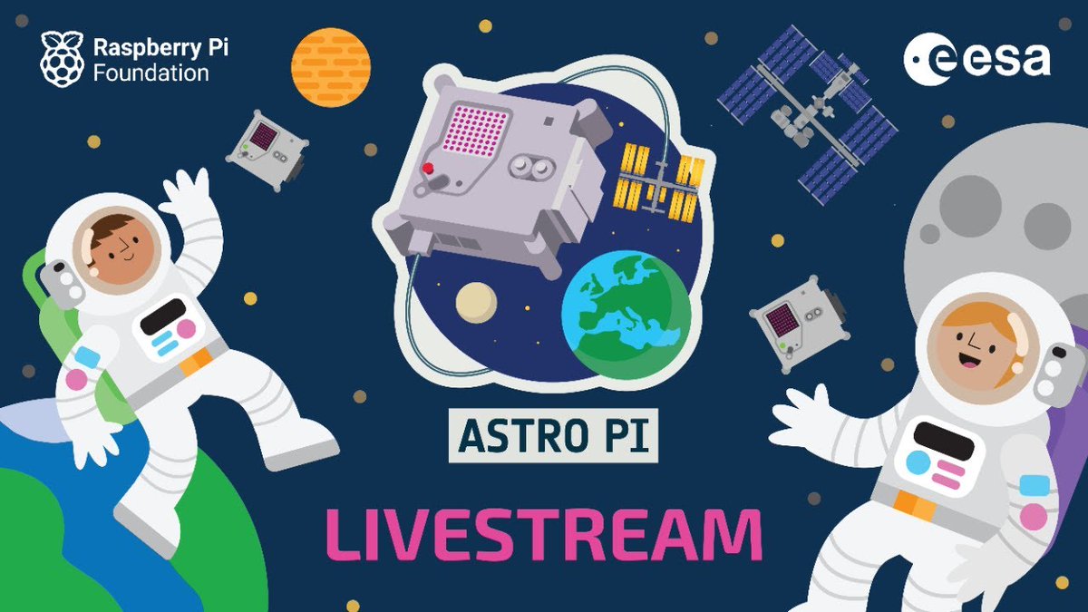 Astro Pi (@astro_pi) on Twitter photo Thinking of running #AstroPi #MissionSpaceLab?
Join our webinar on 16 Jan at 16:30 GMT to get your technical questions answered and help your team succeed 🛰️
📧Email questions to contact@astro-pi.org or ask during the session.
👉Sign up: rpf.io/msl-webinar
#STEM Thinking of running #AstroPi #MissionSpaceLab?
Join our webinar on 16 Jan at 16:30 GMT to get your technical questions answered and help your team succeed 🛰️
📧Email questions to contact@astro-pi.org or ask during the session.
👉Sign up: rpf.io/msl-webinar
#STEM