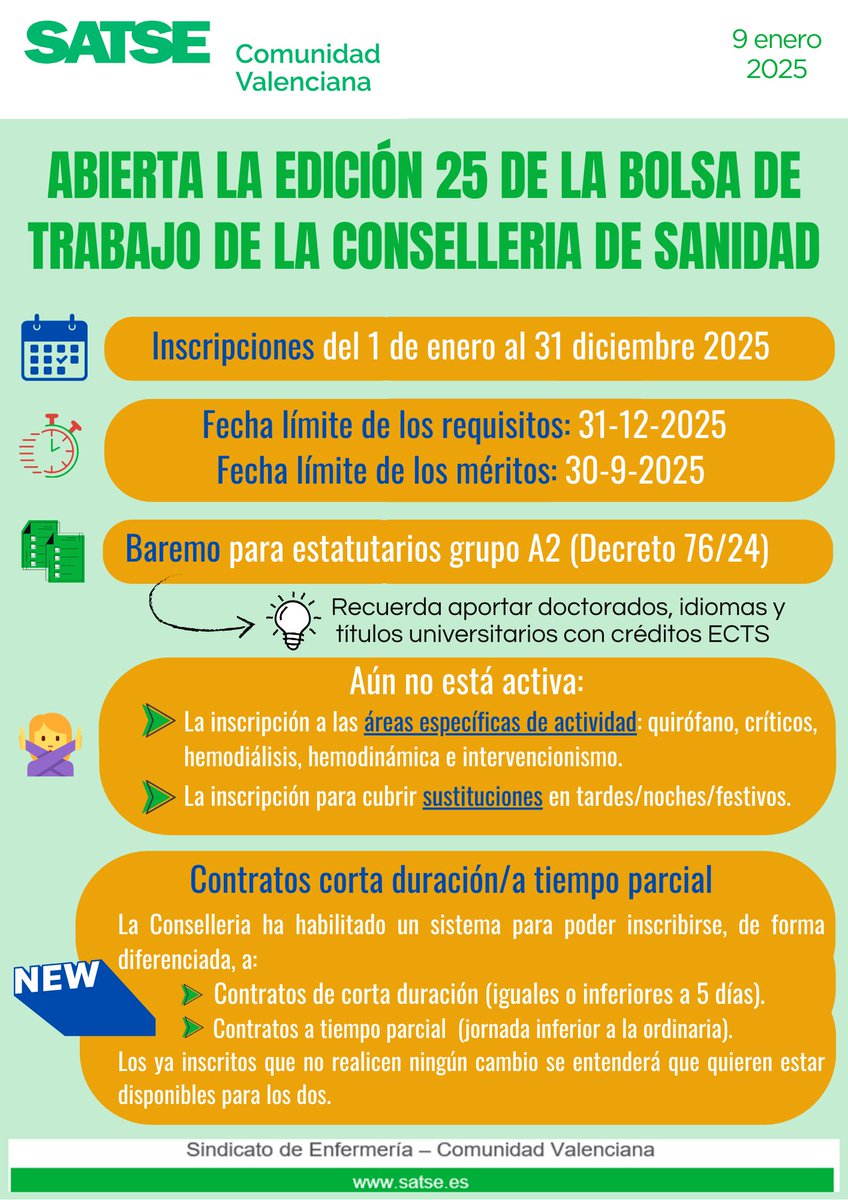 SATSE Comunidad Valenciana tweet media