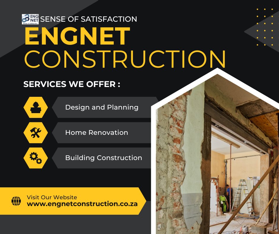 ambidextrous_e's tweet photo. Let us help you reimagine your property's potential. With our expert renovations, you can create a space that not only looks stunning but also boosts your well-being and brings peace of mind. Because you deserve a home that feels as good as it looks.
#SouthAfrica #construction https://t.co/rFZeknFcwA