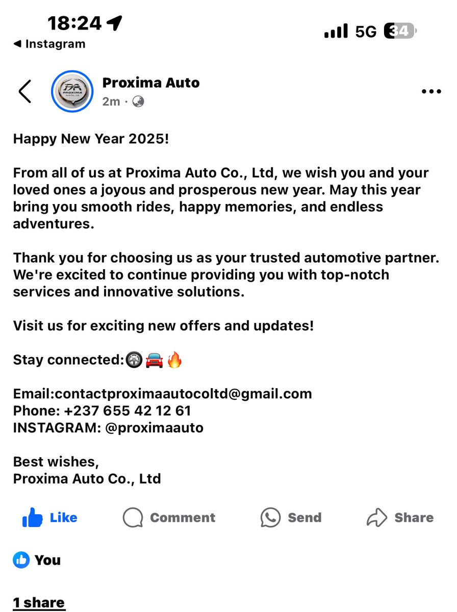 proximaAuto1's tweet image. facebook.com/share/18apmRnM…