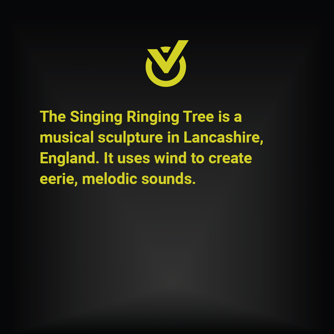 factscheckzone's tweet image. There is a musical sculpture called &quot;The Singing Ringing Tree&quot; built at the top of the hill in England. When the wind blows through the pipes it creates and eerie musical hum. - True!

#FactCheckZone #SingingRingingTree #ArtAndMusic