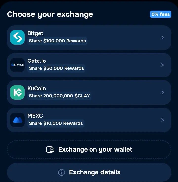 notkazushikita's tweet image. $Clay pre deposit to exchange is live on Bitget

#Clayton #bitgetglobal