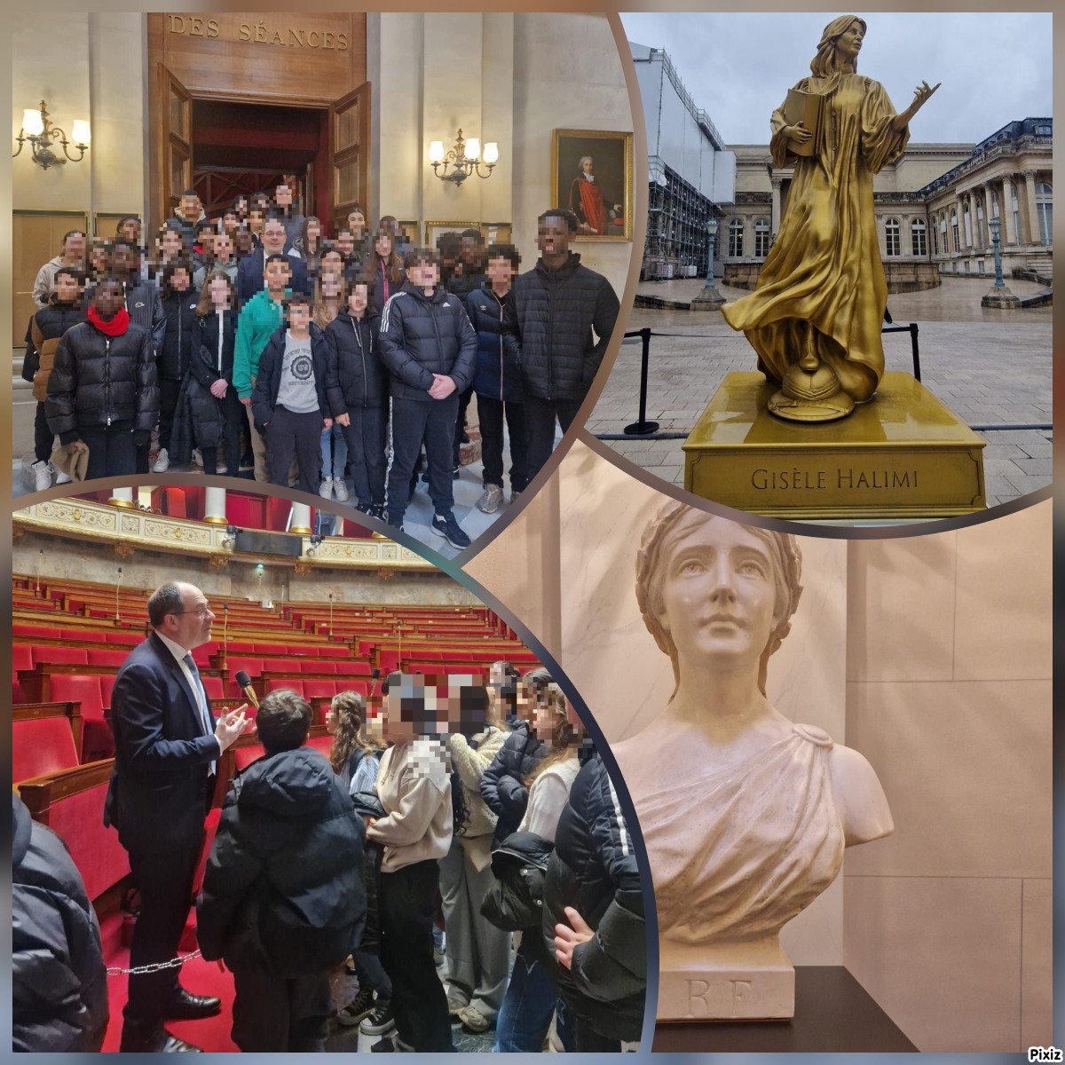 Nos élèves ont eu la chance visiter l' <a href="/AssembleeNat/">Assemblée nationale</a> ce matin. Un grand merci à <a href="/emmanuelmaurel/">Emmanuel Maurel</a> pour son invitation, son accueil et le temps qu'il leur a consacré. #parcourscitoyen