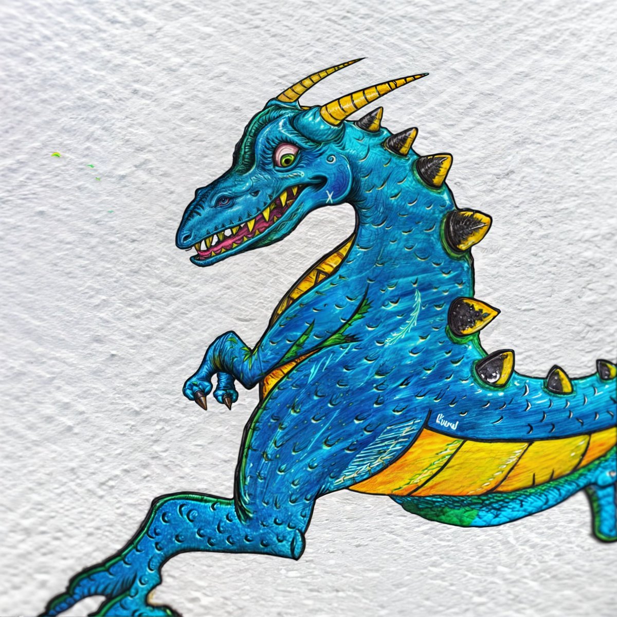 FlyDesignJC's tweet image. #ilustracion desde cero + #color + #retoque #photoshop #dragon #dragonball #style