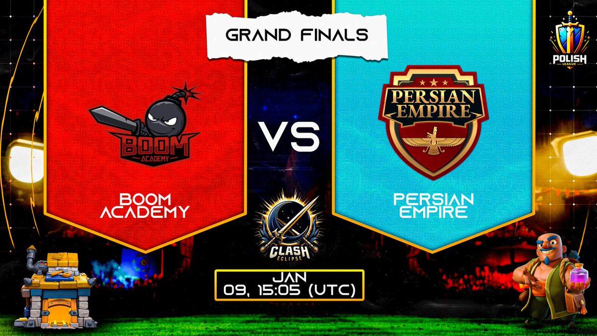 Clashwithmrmills (@mrmillsclasher) on Twitter photo Hello
درود
Boom Academy VS Persian Empire
Clash Eclipse Tournament
Grand Finals
16:00 Spain
18:30 IR
Youtube :
youtube.com/@ClashWithMrMi…
Tiktok :
tiktok.com/@Mrmillsclasher
<a href="/PersianEmpire99/">Persian Empire</a>
Clash Eclipse Hello
درود
Boom Academy VS Persian Empire
Clash Eclipse Tournament
Grand Finals
16:00 Spain
18:30 IR
Youtube :
youtube.com/@ClashWithMrMi…
Tiktok :
tiktok.com/@Mrmillsclasher
<a href="/PersianEmpire99/">Persian Empire</a>
Clash Eclipse