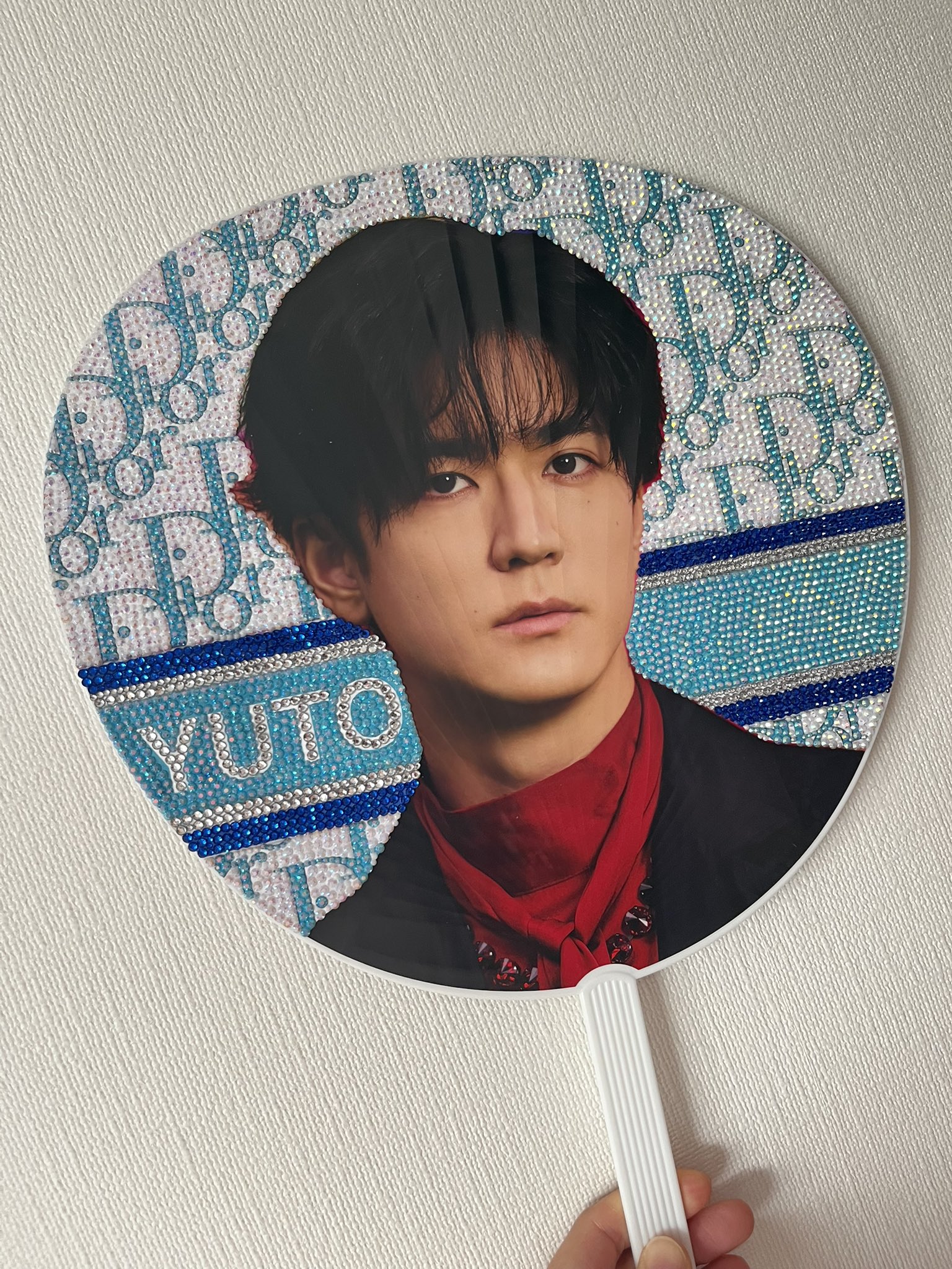 Amazon.co.jp: ME:I 山本すず ラインストーン デコ団扇 うちわ