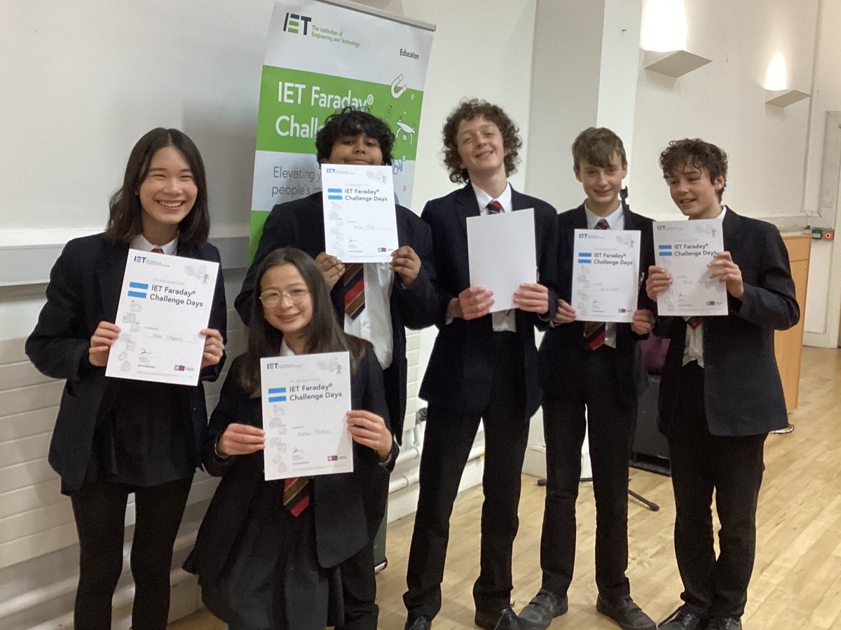 DEBP STEM (@debp_stem) on Twitter photo It was fantastic to end 2024 with a #IETFaradayChallengeDay hosted by <a href="/StAidansCEHS/">St Aidan's</a>. Well done to Team 2 who won the event. We had some amazing ideas from all the teams and all the students were brilliant.
#Engineering #FutureEngineers #NextGeneration #STEM <a href="/IETeducation/">IET Education</a> It was fantastic to end 2024 with a #IETFaradayChallengeDay hosted by <a href="/StAidansCEHS/">St Aidan's</a>. Well done to Team 2 who won the event. We had some amazing ideas from all the teams and all the students were brilliant.
#Engineering #FutureEngineers #NextGeneration #STEM <a href="/IETeducation/">IET Education</a>