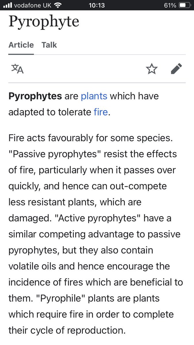 BalooBailey's tweet photo. @elonmusk It’s awful🥲
People do not understand these areas are so beautiful because of the wildfires that have occurred there for millions of years. these areas actually need wildfires to survive many of the native trees are pyrophytes trees that need fire to reproduce. https://t.co/J502QS0VnM