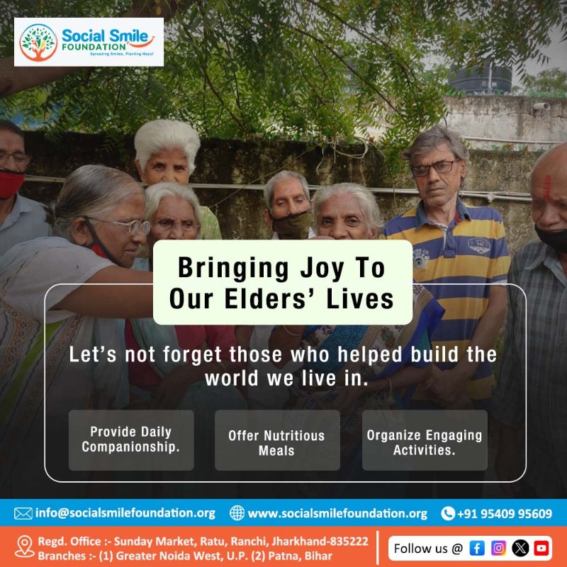 Let’s not forget those who helped build the world we live in. At Smile Foundation, we are committed to providing the care and support our elders deserve, but we can’t do it alone. Join us in making a difference in their lives. 📷
📷 Contact us:+91 9540995609