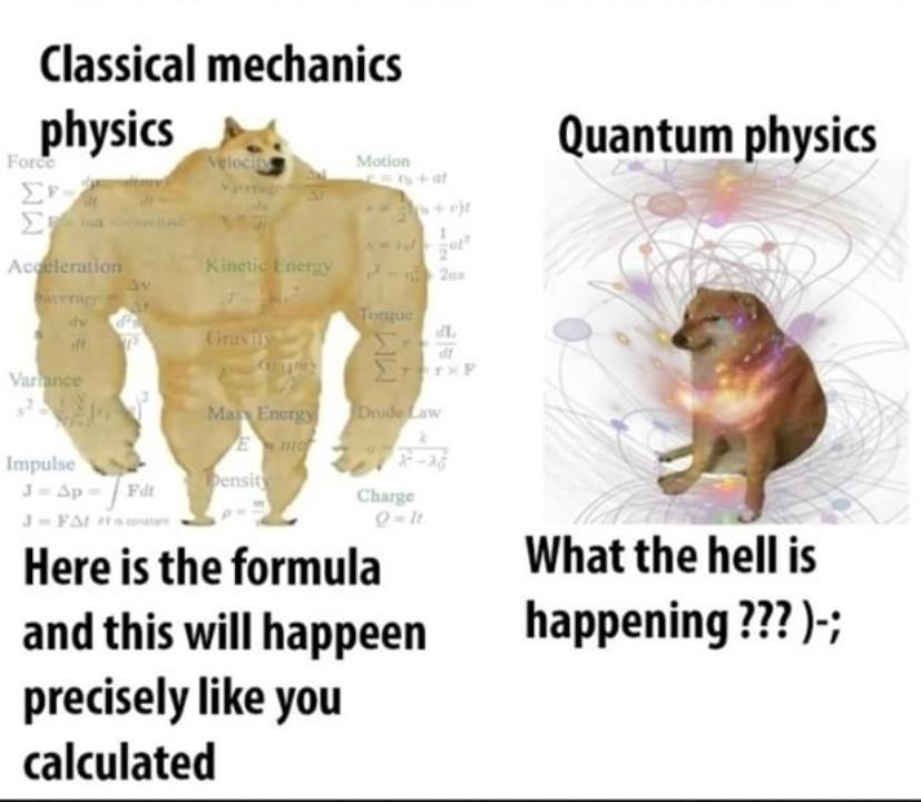 ThePhysicsMemes's tweet image. makes double slit, gets multiple lines of light, stonks #professor