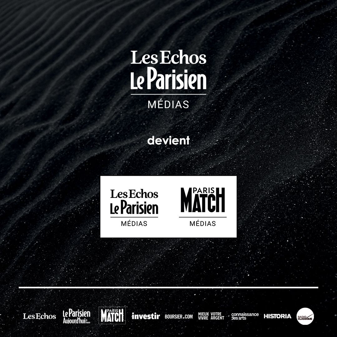 Fiers et heureux de l’arrivée des équipes régie <a href="/ParisMatch/">Paris Match</a> au sein de la régie, qui se rebaptise Les Echos Le Parisien Médias / Paris Match Médias.

Nous commercialisons l’ensemble des inventaires de #ParisMatch, ainsi que le fonds photo.

➡️medias.lesechosleparisien.fr/portfolio/les-…