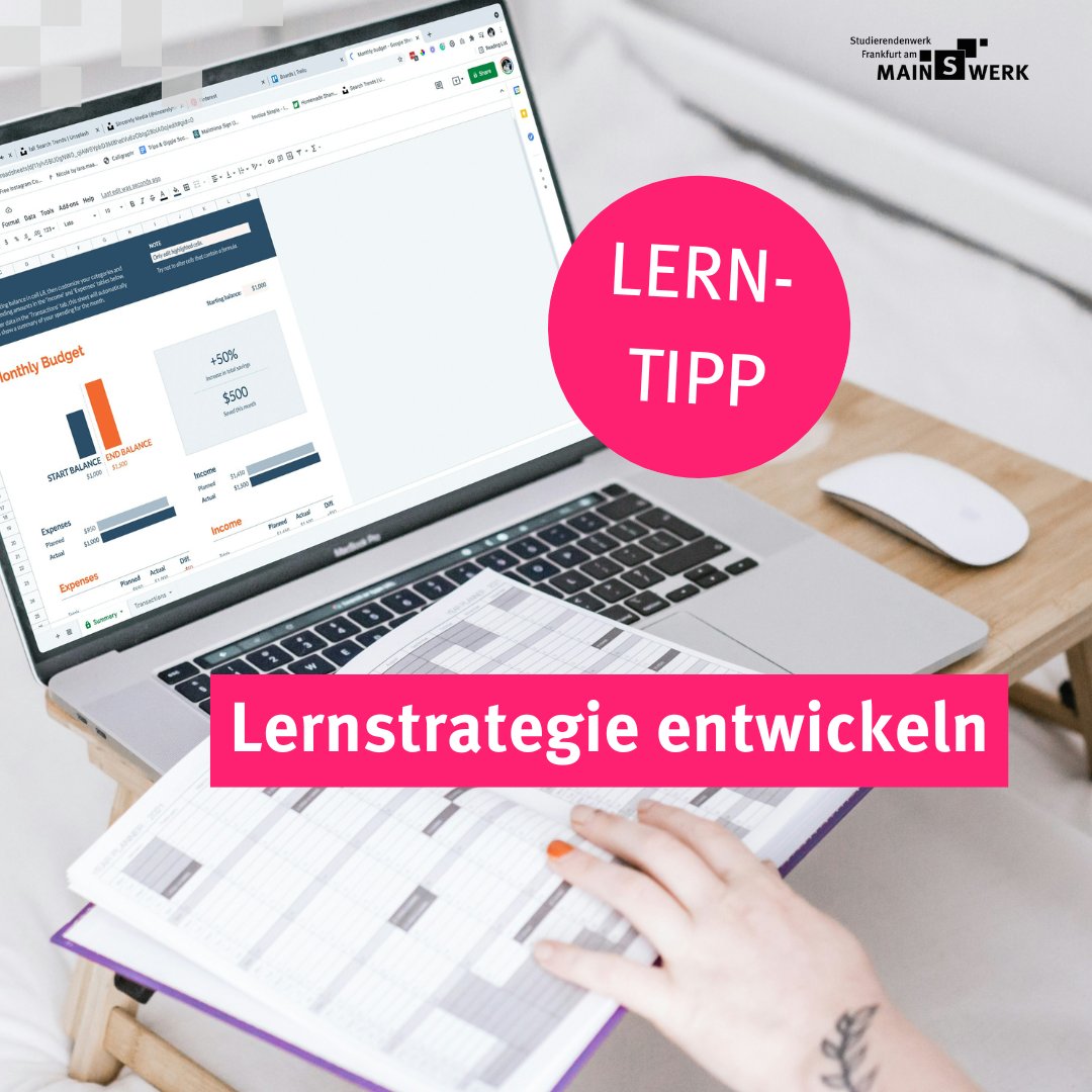 studiwerk_ffm (@studiwerk_ffm) on Twitter photo Der Berg an Lernstoff ist unendlich groß? Die Erstellung eines Lernplans kann helfen das gesamte Lernziel im Blick zu behalten und sich nicht zu verzetteln. Also, am Anfang der Lernphase etwas mehr Zeit für die Planung aufwenden, um am Ende Stress zu vermeiden. #lernstrategie Der Berg an Lernstoff ist unendlich groß? Die Erstellung eines Lernplans kann helfen das gesamte Lernziel im Blick zu behalten und sich nicht zu verzetteln. Also, am Anfang der Lernphase etwas mehr Zeit für die Planung aufwenden, um am Ende Stress zu vermeiden. #lernstrategie
