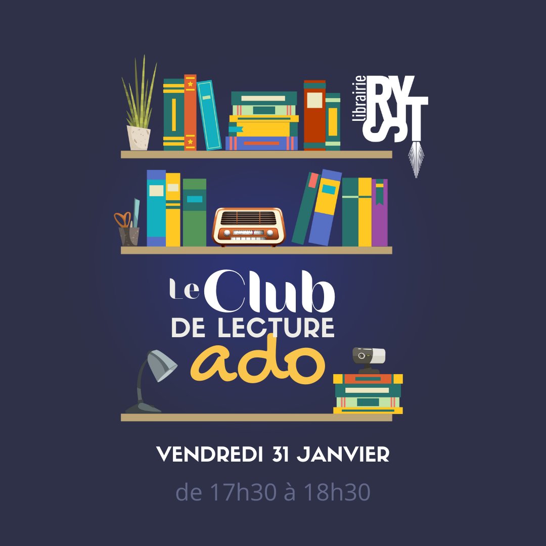 Le club de lecture ado, Les Assoiffés de lecture se réunit chaque mois, le dernier vendredi.