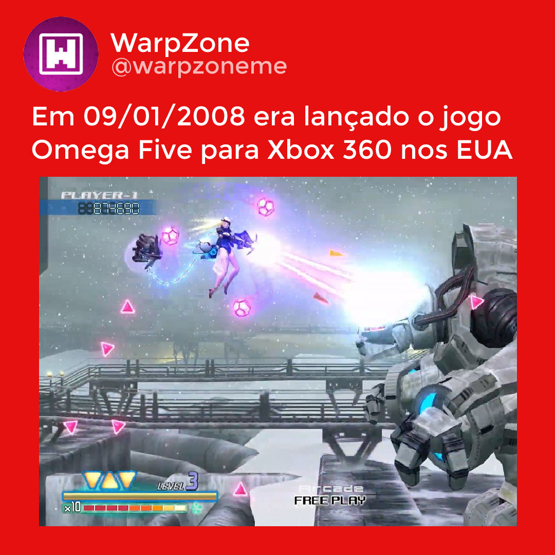WarpZoneMe's tweet photo. Completa hoje  anos. Em 09/01/2008 era lançado Omega Five para Xbox 360 nos EUA. #Xbox #OmegaFive #Retro #Retrogame #WarpZone https://t.co/02OEwni1k3