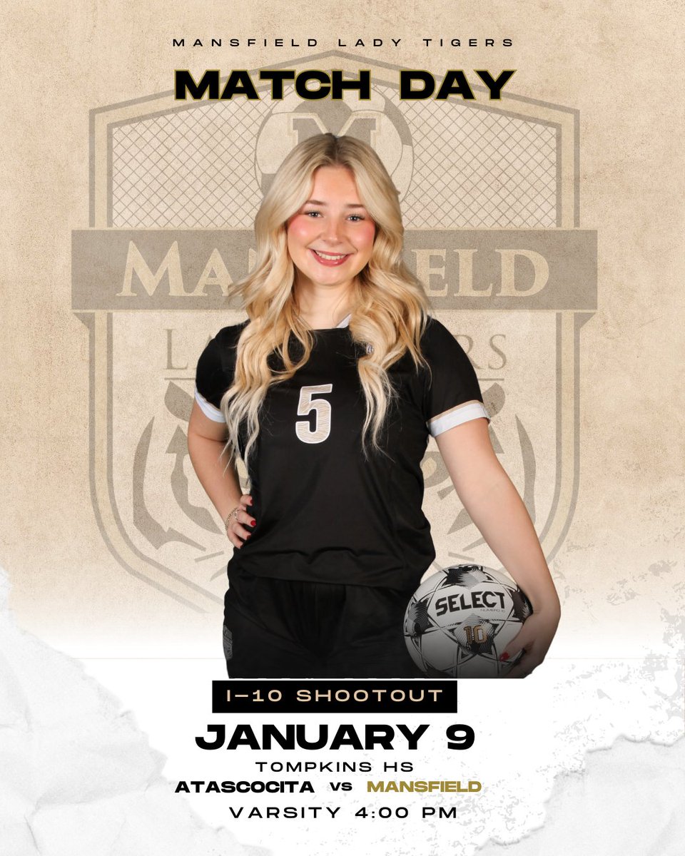 🐅⚽️Game Day🚨‼️

i-10 Shootout 

🆚Atascocita
⏰4 PM
🏟️Tompkins HS
📍4400 Falcon Landing Blvd, Katy TX 77494
🎟️i-10shootout.org
#competeanddefeat