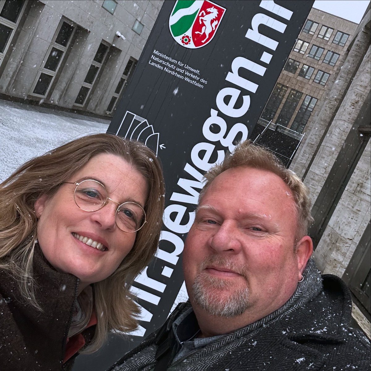 Mit dem Naturpark Teutoburger Wald/ Eggegebirge auf Mission in der Landeshauptstadt.  #Naturpark-Kommune #naturparkführer #senneteutoegge #sogehtklimaschutz #KlimaOWL