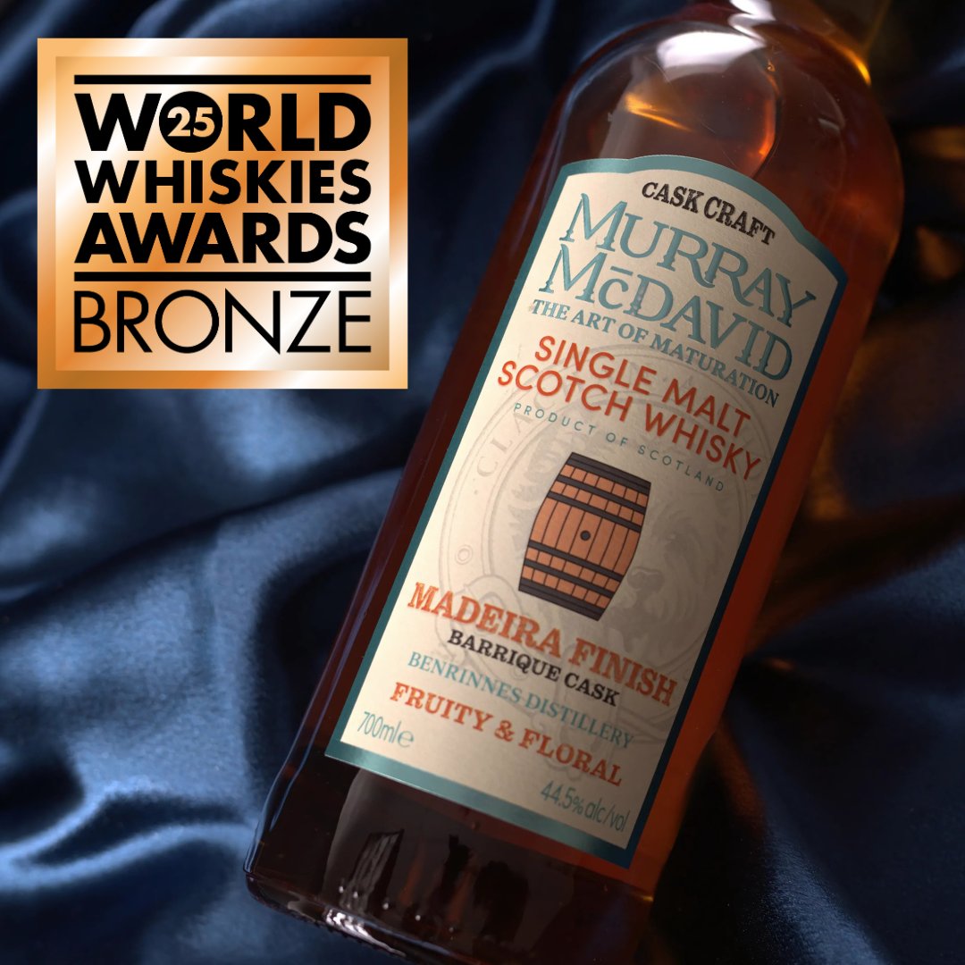 Rounding off our #WorldWhiskyAwards2025 winners with 3 standouts from our #CaskCraft range! 🏅

#Auchroisk #TripleFinish 🛤️
#Mannochmore #IslayFinish 🔥
#Benrinnes #MadeiraFinish 🍷

Thank you to our supporters around the world! 🌍

Slàinte! 🥃

#MurrayMcDavid #WorldWhiskyAwards