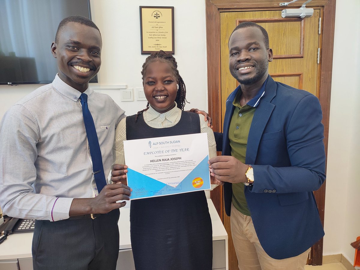 ALP SOUTH SUDAN (@alpsouthsudan) on Twitter photo Congratulations <a href="/Hellen/">Laura Cordray</a> <a href="/Raja/">Raja Bhatia</a> for your outstanding performance and emerging as the overall employee of the year, 2024! Cheers ๐๐ฅ to many more wins. <a href="/alpeastafrica/">ALP East Africa</a> <a href="/ALPNigeria/">Africa Law Practice (ALP) NG & Company</a> #ssox #uox Congratulations <a href="/Hellen/">Laura Cordray</a> <a href="/Raja/">Raja Bhatia</a> for your outstanding performance and emerging as the overall employee of the year, 2024! Cheers ๐๐ฅ to many more wins. <a href="/alpeastafrica/">ALP East Africa</a> <a href="/ALPNigeria/">Africa Law Practice (ALP) NG & Company</a> #ssox #uox