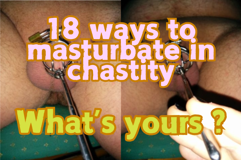 MissEvaNavi's tweet photo. Chastity masturbation methods:

Vibrator Use
-- Hold a vibrator against the chastity cage 
-- Use a strong wand-style vibrator 
-- Place a vibrator on the perineum 

Anal Stimulation
-- Use a wand vibrator while plugged or with a toy inside 
-- Try  a vibrating butt plug 
-- Consider a prostate massager
-- Engage in anal-only stimulation 

Other Techniques
-- Shake the balls back and forth
-- Shake the top of the cage back and forth 
-- Rub the balls immediately below the tip of the cage 
-- Squeeze thighs tightly, especially when the penis is tucked 
-- Hump a pillow 
-- Try nipple stimulation 
-- Experiment with a strapon and taking care of a partner 
-- Use a urethral sound
-- Use muscle relaxing cream on your balls

Safety and Consent
-- Consider the risks and whether the punishment is worth the crime if someone else holds the key 
-- Ensure all activities are safe, sane, consensual, and comfortable for everyone involved.