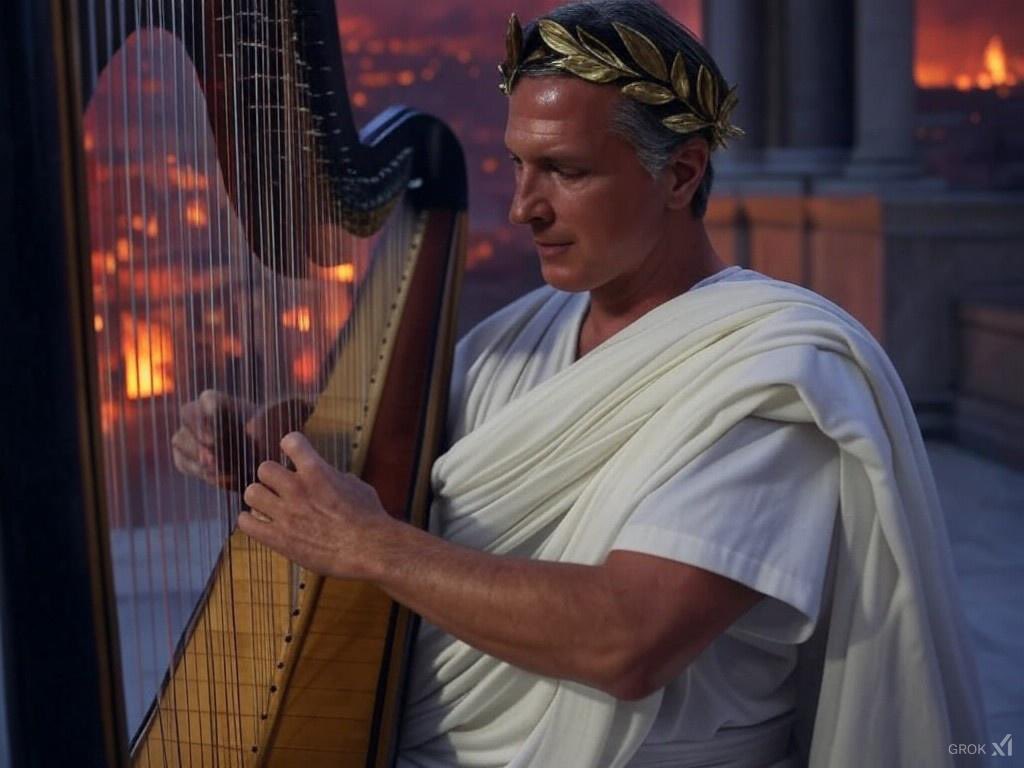 Gavin Newsom right now.