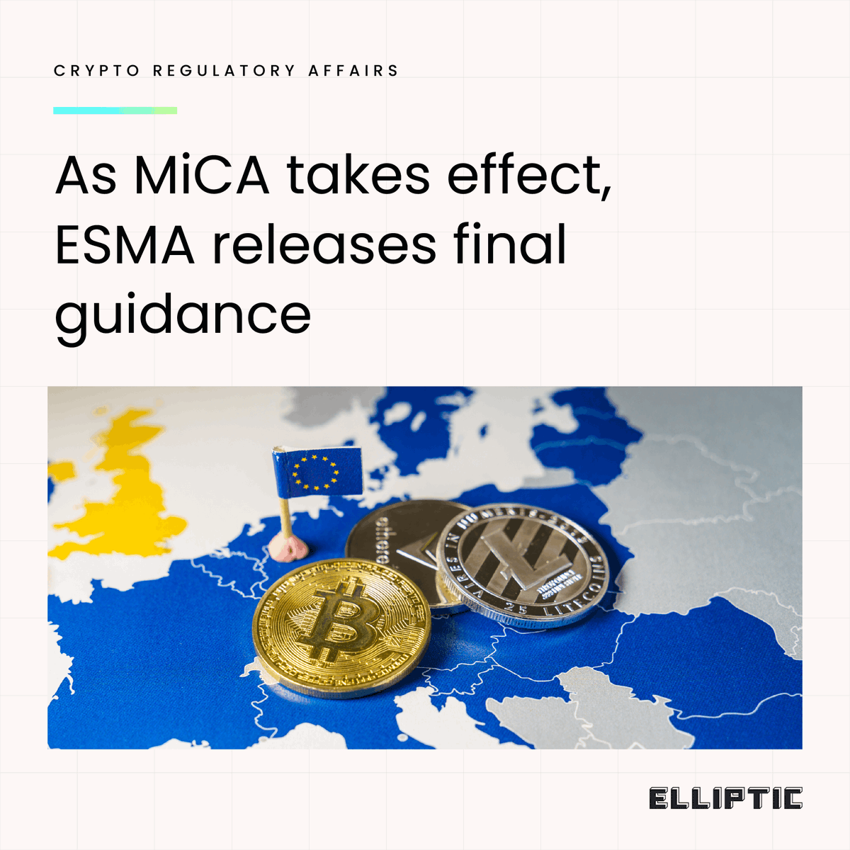 elliptic's tweet photo. 🌍 With 2025 unfolding, MiCA is now fully in effect as ESMA releases final crypto implementing guidelines in our latest crypto regulatory update.
#KnowExactly, the latest developments in crypto regulation.
Read now ➡️ https://t.co/E89zHaRQqk
#Elliptic #Crypto https://t.co/2iIumovNhS