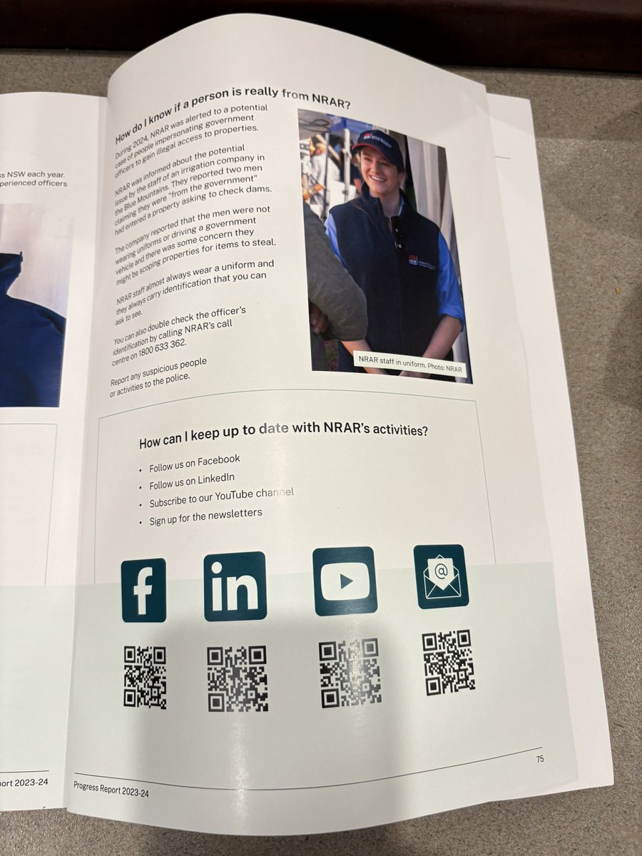 This is proof of the ignorance of the nsw govt. A 75 page document that reads like the New Idea forwarded around the state on what NRAR does. And it only went to those who pay for NRAR in their water bills! Knowles is empire building at farmers expense.