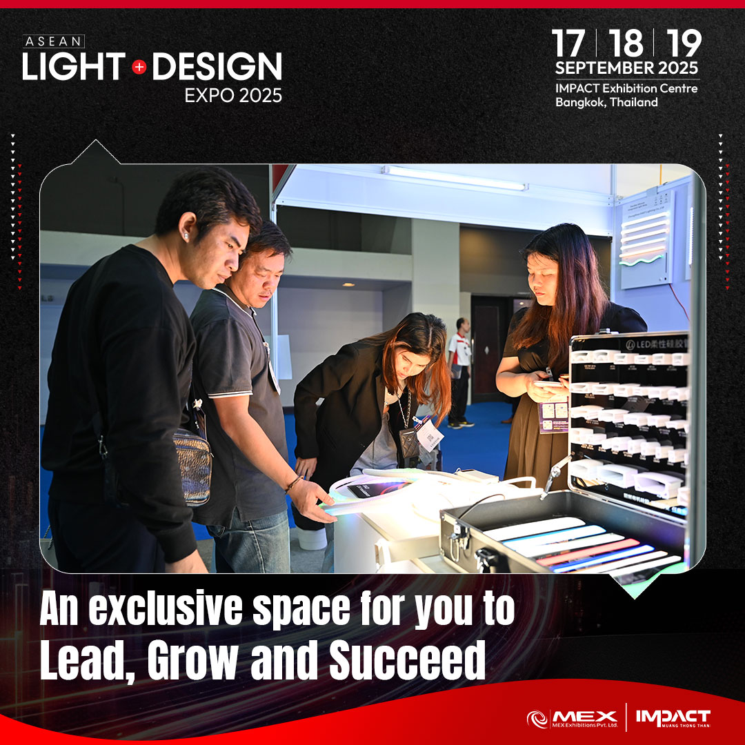 lightdesignexp's tweet image. Lighting drives innovation. At ASEAN Light+ Design Expo, explore advanced tech, foster industry collaboration, gain insights, and shape the future of sustainable lighting and design.

For more information: aseanlightdesignexpo.com

#ASEANLightDesign #networking #opportunities