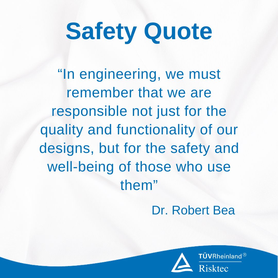 In our latest #SafetyQuote, Professor of Civil and Environmental Engineering, Dr. Robert Bea, reminds us of the importance of considering the human element when designing systems. Our #HumanFactors capabilities: brnw.ch/21wPSRm
#Ergonomics