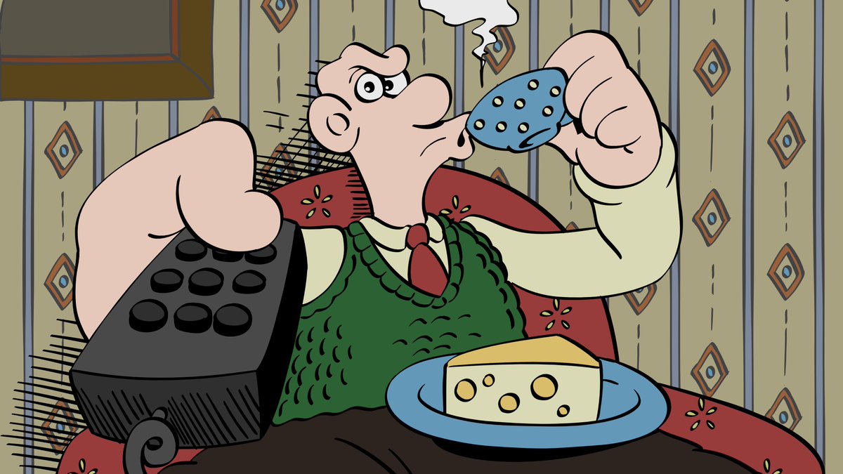 I had a vision! #WallaceAndGromit
