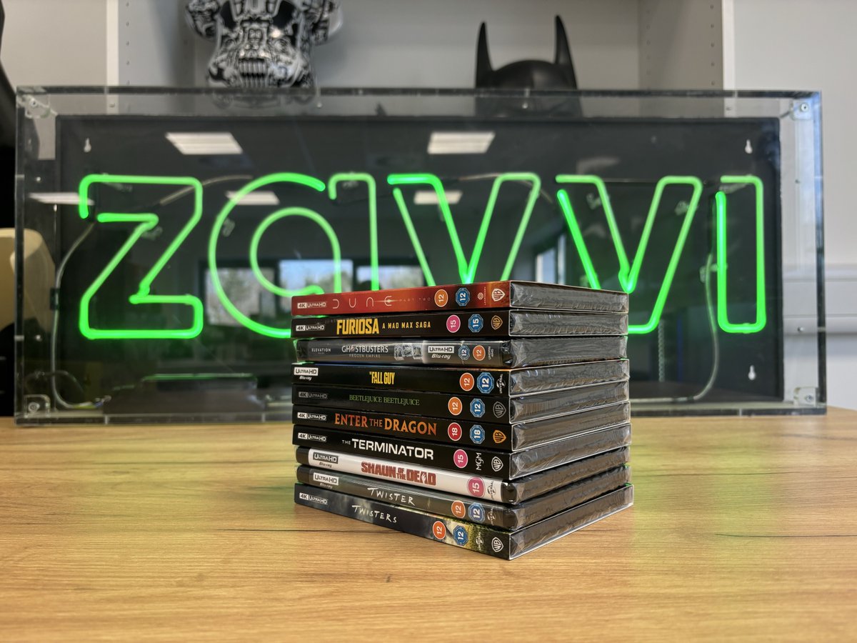 🚨GIVEAWAY TIME🚨

We've got a bundle of 10 4K UHD movies to give to one lucky follower - just follow Zavvi, like &amp; share, and tag 2 friends you want to have a movie night with to be in with a chance to win.

Competition closes 17/01/2025 at 9am, 18+ &amp; UK only. Good luck!