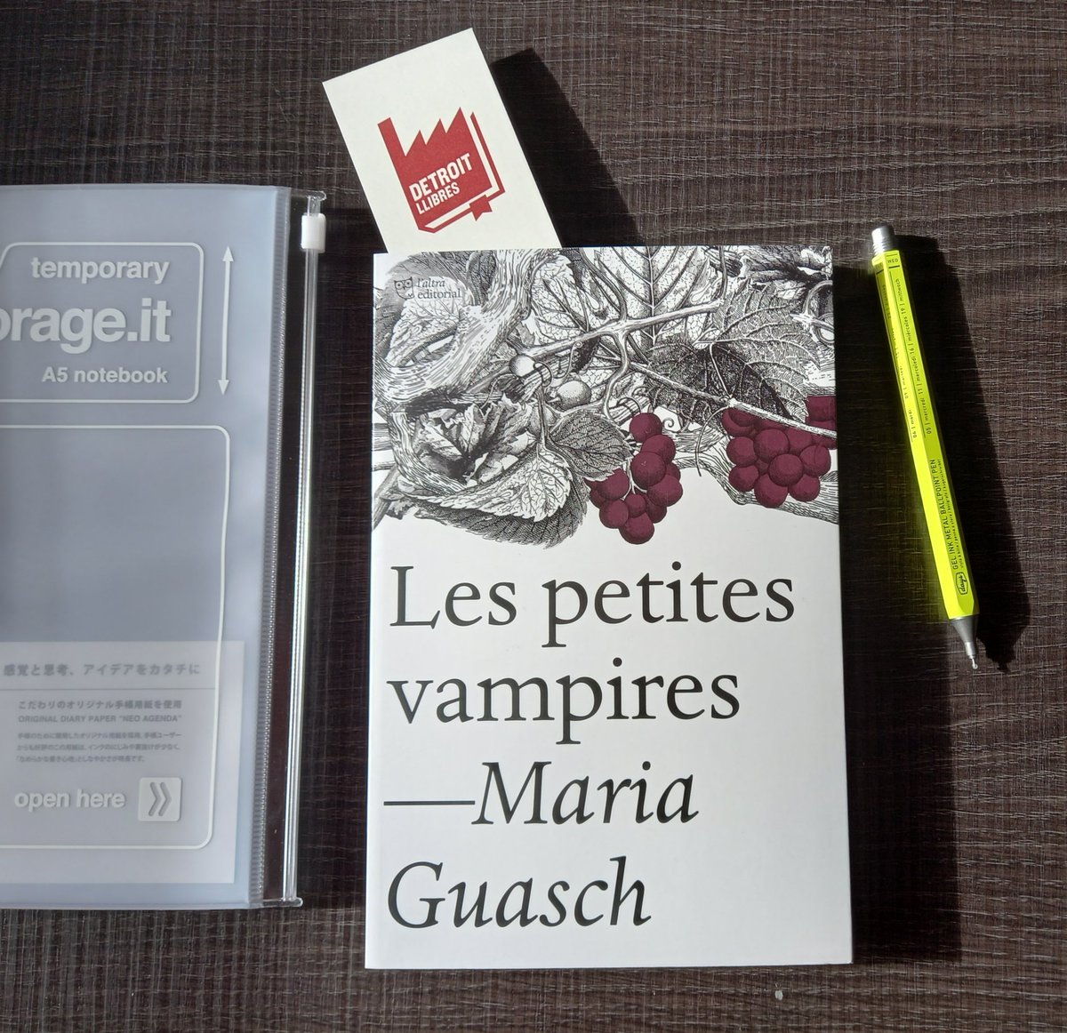 Ahir vam passar per <a href="/DetroitLlibres/">Detroit Llibres</a>, a Alcoi.
♥️
Sempre és una alegria vore al llibreter Pau i cia. I emportar-se a casa una lectura vampírica que fa molt bona pinta. De <a href="/laltraedi/">L'Altra Editorial</a>🦉