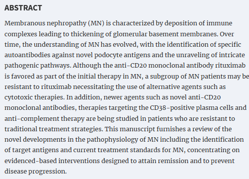 Membranous nephropathy treatment standard

doi.org/10.1093/ndt/gf…