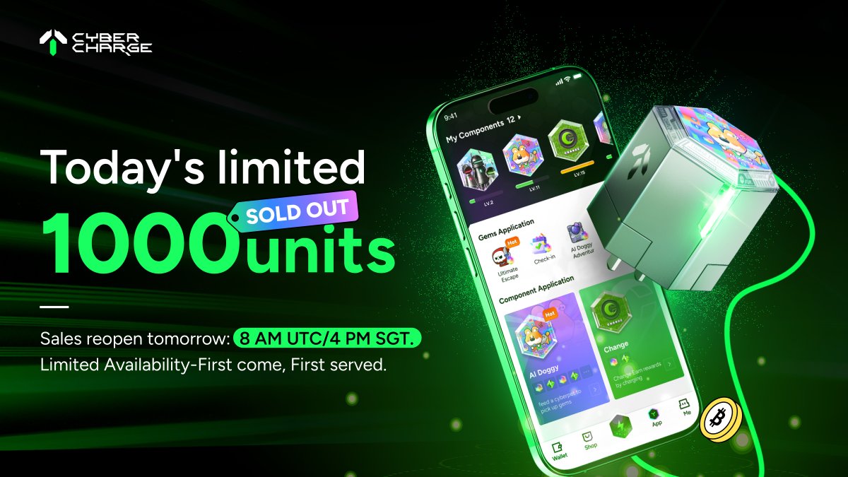 CyberCharge tweet media