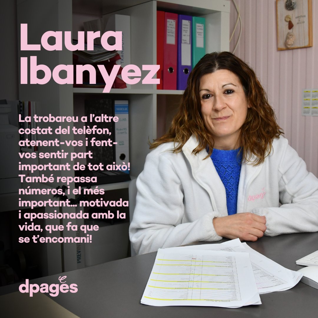 📞 La Laura és la persona que us respondrà a l’altre costat del telèfon, atenent-vos i fent-vos sentir part important de tot això! També repassa números, i el més important... motivada i apassionada amb la vida, que fa que se’t encomani ! #dpagès

🖥️ dpages.cat