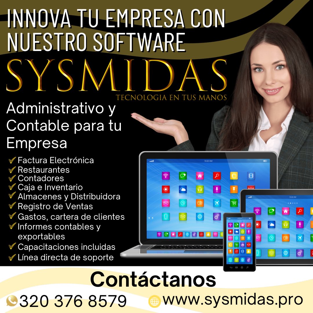 sysmidas's tweet image. Ten el control total de todo tus ingresos e inventarios de una manera Fácil y completa
PLANES DESDE $49.900 
#sysmidaspuntodeventa #sysmidasfacturaelectronica #sysmidassoftware #sysmidas #facturaelectronica