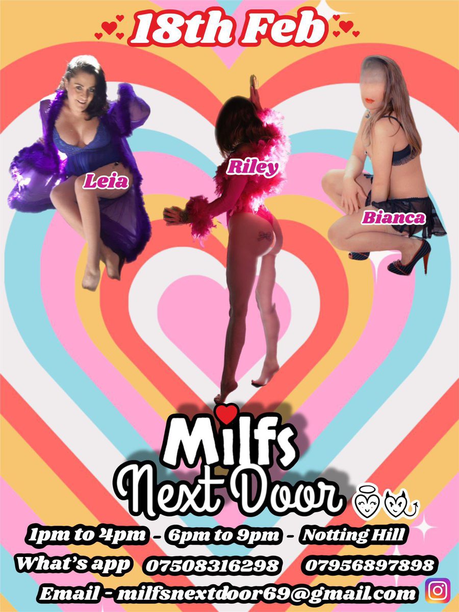 Milfs Next Door Parties (@milfsnextdoor69) on Twitter photo We’ll be back in Feb!! With new girl
#Bianca & regular MILFs
<a href="/Riley_Whyte/">RileyWhyte</a>
<a href="/_PrincessOrgana/">LeiaOrgana 🔞</a>
#MilfManor
Get your names down We’ll be back in Feb!! With new girl
#Bianca & regular MILFs
<a href="/Riley_Whyte/">RileyWhyte</a>
<a href="/_PrincessOrgana/">LeiaOrgana 🔞</a>
#MilfManor
Get your names down