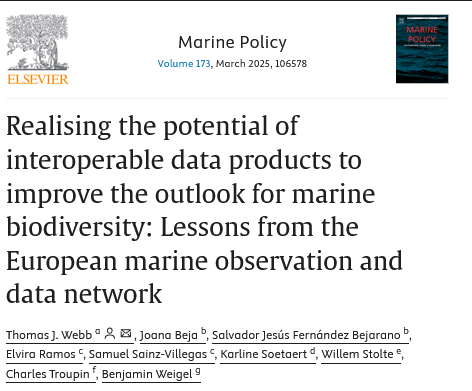EurOBIS (@eurobis_vliz) on Twitter photo Open access paper "Realising the potential of interoperable data products to improve..." from <a href="/EMODnet/">EMODnet</a> #Biology published in Marine Policy and available via tinyurl.com/Biology-Paper
<a href="/tomjwebb/">Tom Webb</a> <a href="/VLIZnews/">Flanders Marine Institute - VLIZ</a> <a href="/IHCantabria/">IHCantabria</a> <a href="/NIOZnieuws/">@NIOZnieuws</a> <a href="/deltares/">Deltares</a> <a href="/GHER_ULiege/">GHER</a> <a href="/INRAE_France/">INRAE</a> <a href="/EU_MARE/">EU Maritime & Fish</a> Open access paper "Realising the potential of interoperable data products to improve..." from <a href="/EMODnet/">EMODnet</a> #Biology published in Marine Policy and available via tinyurl.com/Biology-Paper
<a href="/tomjwebb/">Tom Webb</a> <a href="/VLIZnews/">Flanders Marine Institute - VLIZ</a> <a href="/IHCantabria/">IHCantabria</a> <a href="/NIOZnieuws/">@NIOZnieuws</a> <a href="/deltares/">Deltares</a> <a href="/GHER_ULiege/">GHER</a> <a href="/INRAE_France/">INRAE</a> <a href="/EU_MARE/">EU Maritime & Fish</a>