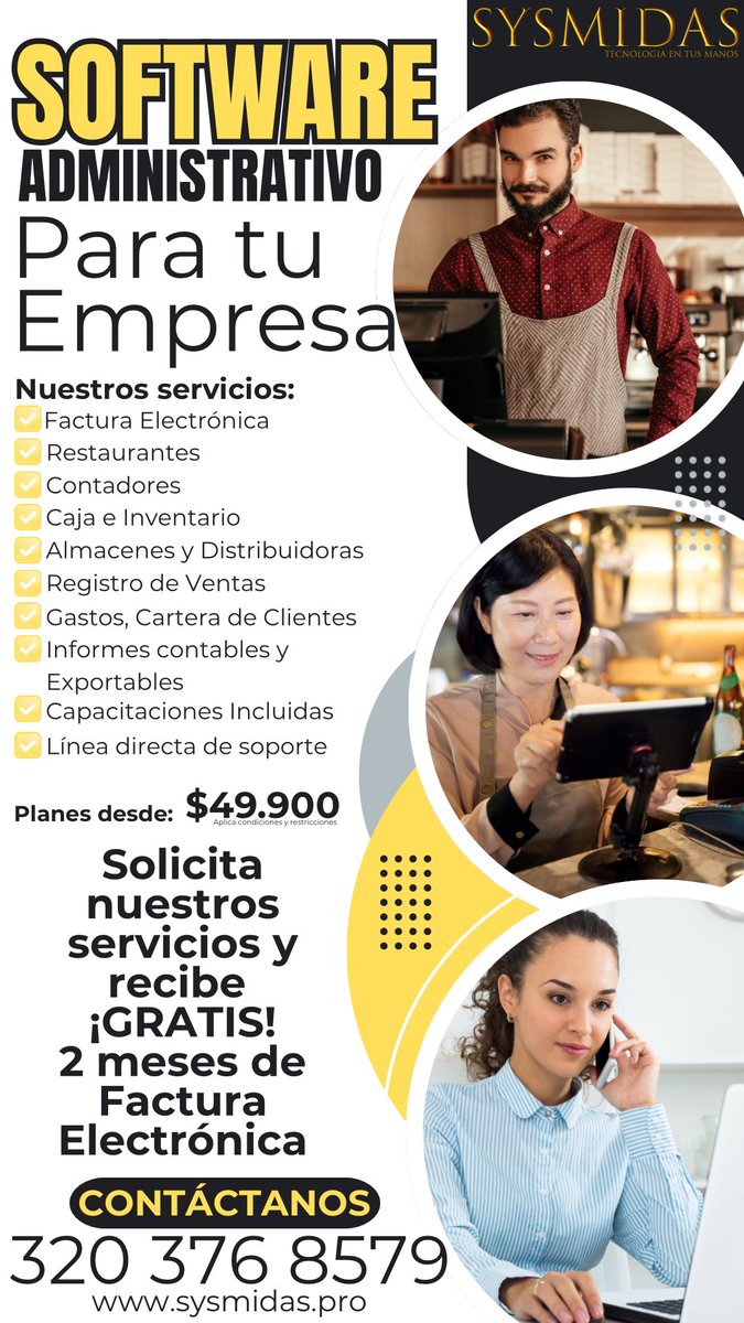sysmidas's tweet image. Ten el control total de todo tus ingresos e inventarios de una manera Fácil y completa
PLANES DESDE $49.900 
#sysmidaspuntodeventa #sysmidasfacturaelectronica #sysmidassoftware #sysmidas #facturaelectronica #FelizJuevesATodos