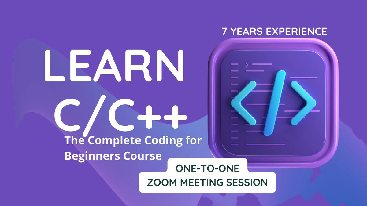 dlienoai's tweet image. 🚨 Want to master C++ programming?
Get a personal tutor to guide you through the language and unlock your coding potential!
👉 Start learning now: go.fiverr.com/visit/?bta=189…
#CPP #CodingTutor #Programming #LearnToCode #TechSkills #California #Newsom #Maui