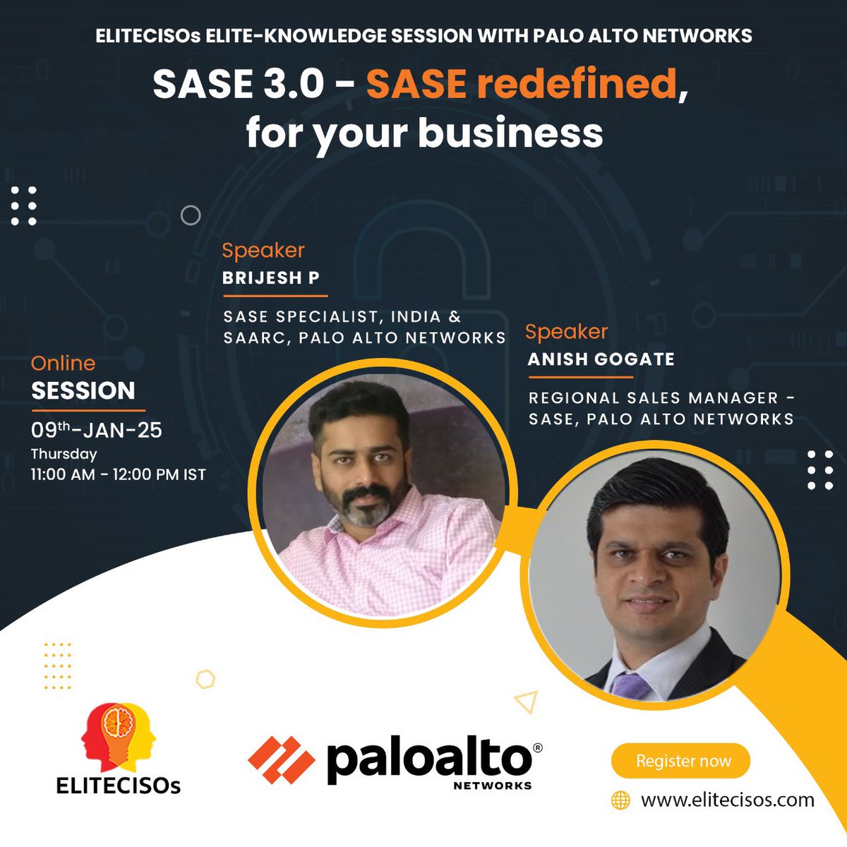 Thank you <a href="/techievicky/">Vikas Arora</a> for the insightful session today at <a href="/elitecisos/">ELITECISOs</a> event. The deep dive into modern security strategies was valuable and looking fwd to explore further.
