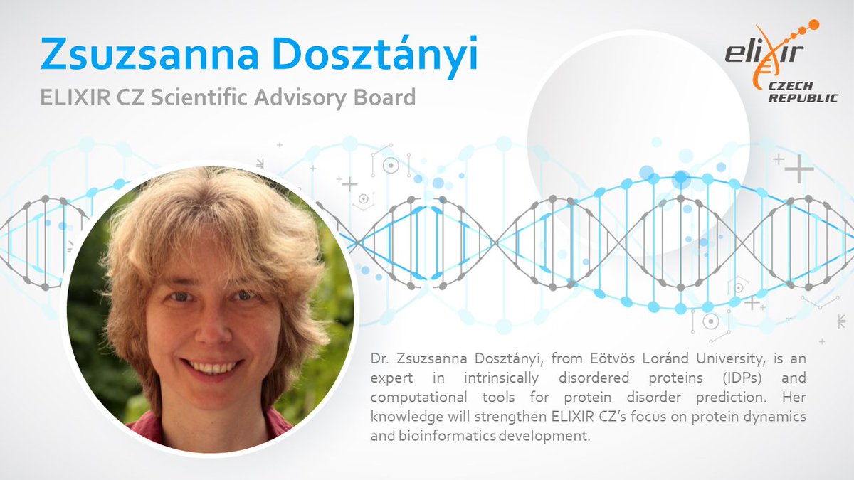 ELIXIR Czech Republic (@elixircz) on Twitter photo Scientific Advisory Board member: Zsuzsanna Dosztányi, from <a href="/ELTE_UNI/">ELTE - Eötvös Loránd University</a>. Thank you for being a part of <a href="/ELIXIRCZ/">ELIXIR Czech Republic</a> Scientific Advisory Board member: Zsuzsanna Dosztányi, from <a href="/ELTE_UNI/">ELTE - Eötvös Loránd University</a>. Thank you for being a part of <a href="/ELIXIRCZ/">ELIXIR Czech Republic</a>