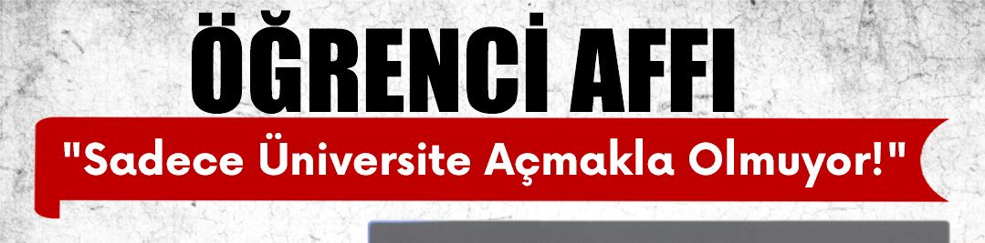 ÖĞRENCİ AFFI

"Sadece Üniversite Açmakla Olmuyor!"

Son beş yılda 500 binden fazla üniversite öğrencisinin eğitimini yarıda bırakmak zorunda kalması, ülkemizdeki eğitim sisteminin ne kadar büyük bir çıkmazda olduğunu gözler önüne seriyor.

#öğrenciaffı