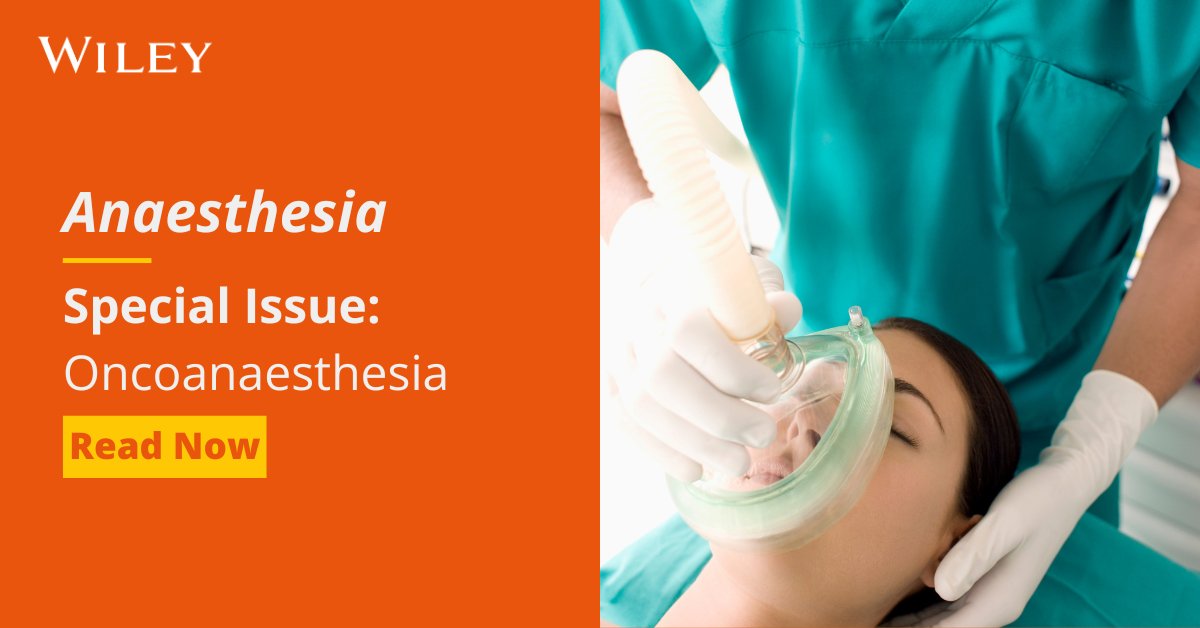 Wiley Clinical Health (@wileyhealth) on Twitter photo 📣Published today!
Read the Oncoanaesthesia Special Issue - all articles free to access <a href="/Anaes_Journal/">𝘈𝘯𝘢𝘦𝘴𝘵𝘩𝘦𝘴𝘪𝘢</a> <a href="/Assoc_Anaes/">Association of Anaesthetists</a>
🔗ow.ly/SRhq50UCouS #Anaesthesia #WSM2025 📣Published today!
Read the Oncoanaesthesia Special Issue - all articles free to access <a href="/Anaes_Journal/">𝘈𝘯𝘢𝘦𝘴𝘵𝘩𝘦𝘴𝘪𝘢</a> <a href="/Assoc_Anaes/">Association of Anaesthetists</a>
🔗ow.ly/SRhq50UCouS #Anaesthesia #WSM2025